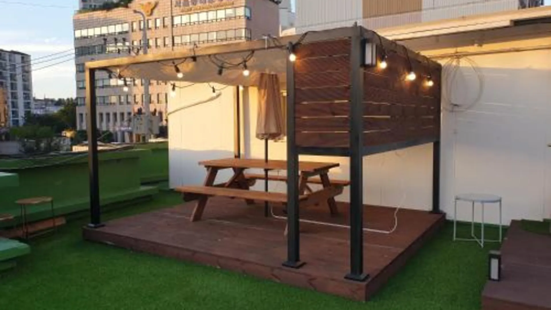 서울 청량리 지브라 시네마 & 루프탑 3성급 호텔 레스토랑