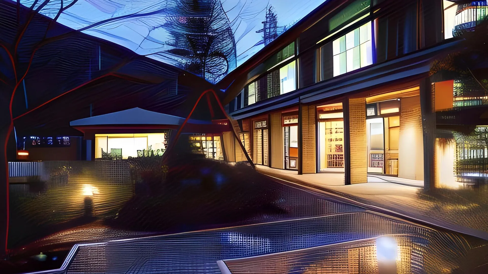 교토 교토 아라시야마 란잔 호텔 5성급 호텔 수영장