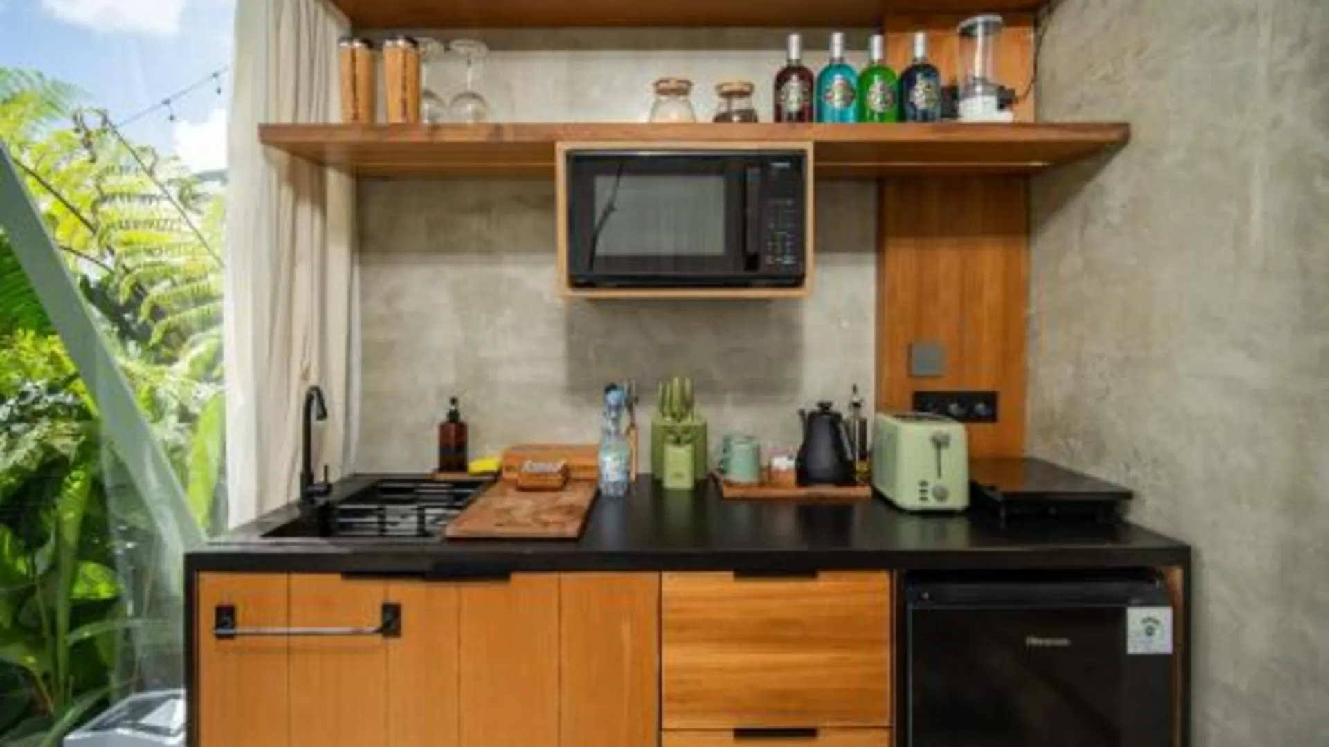 발리 Black Wood Cabin 3성급 호텔 부대시설