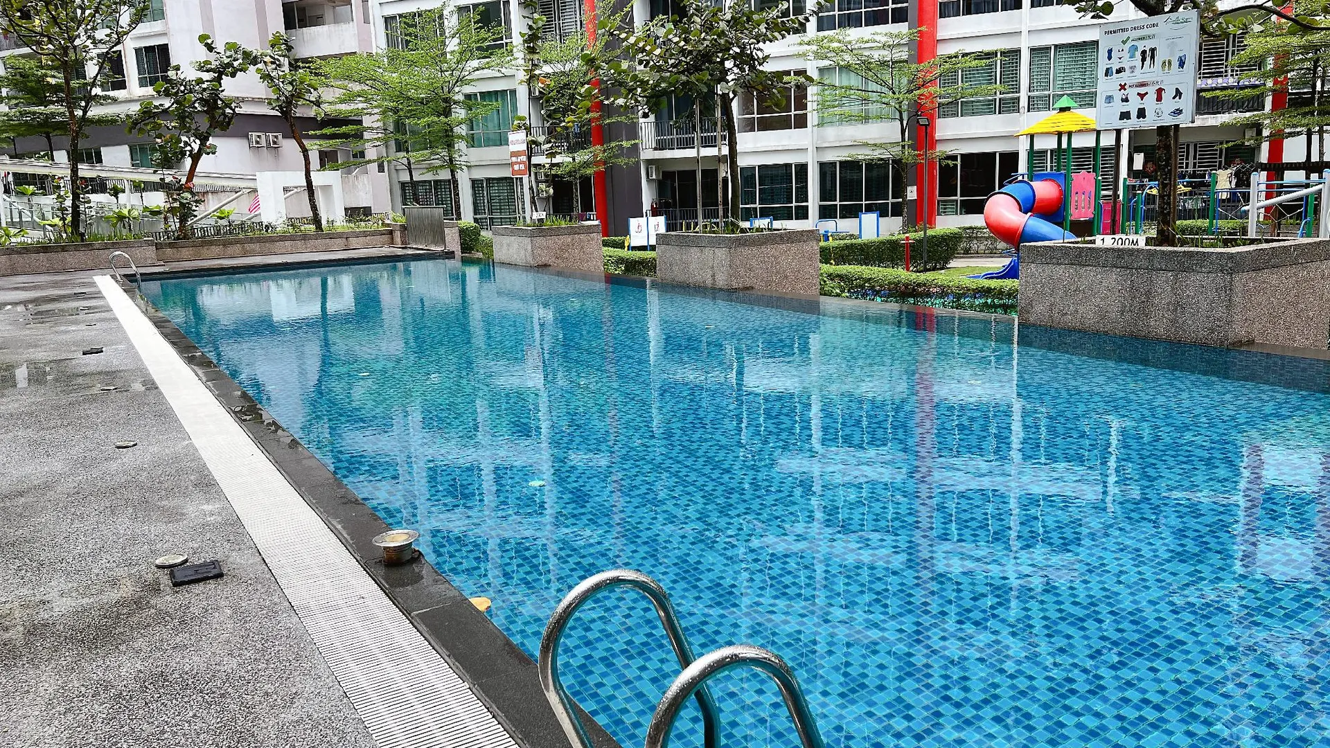 조호바루 / 조호르바루 탐포이의 스튜디오 아파트먼트 (44m², 프라이빗 욕실 1개) 2성급 싱글룸 수영장