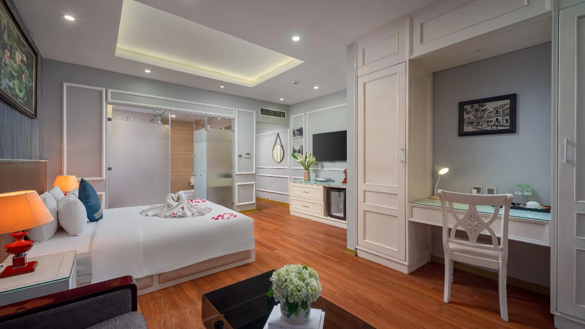 하노이 하노이 HM 부티크 호텔 3성급 호텔 전망