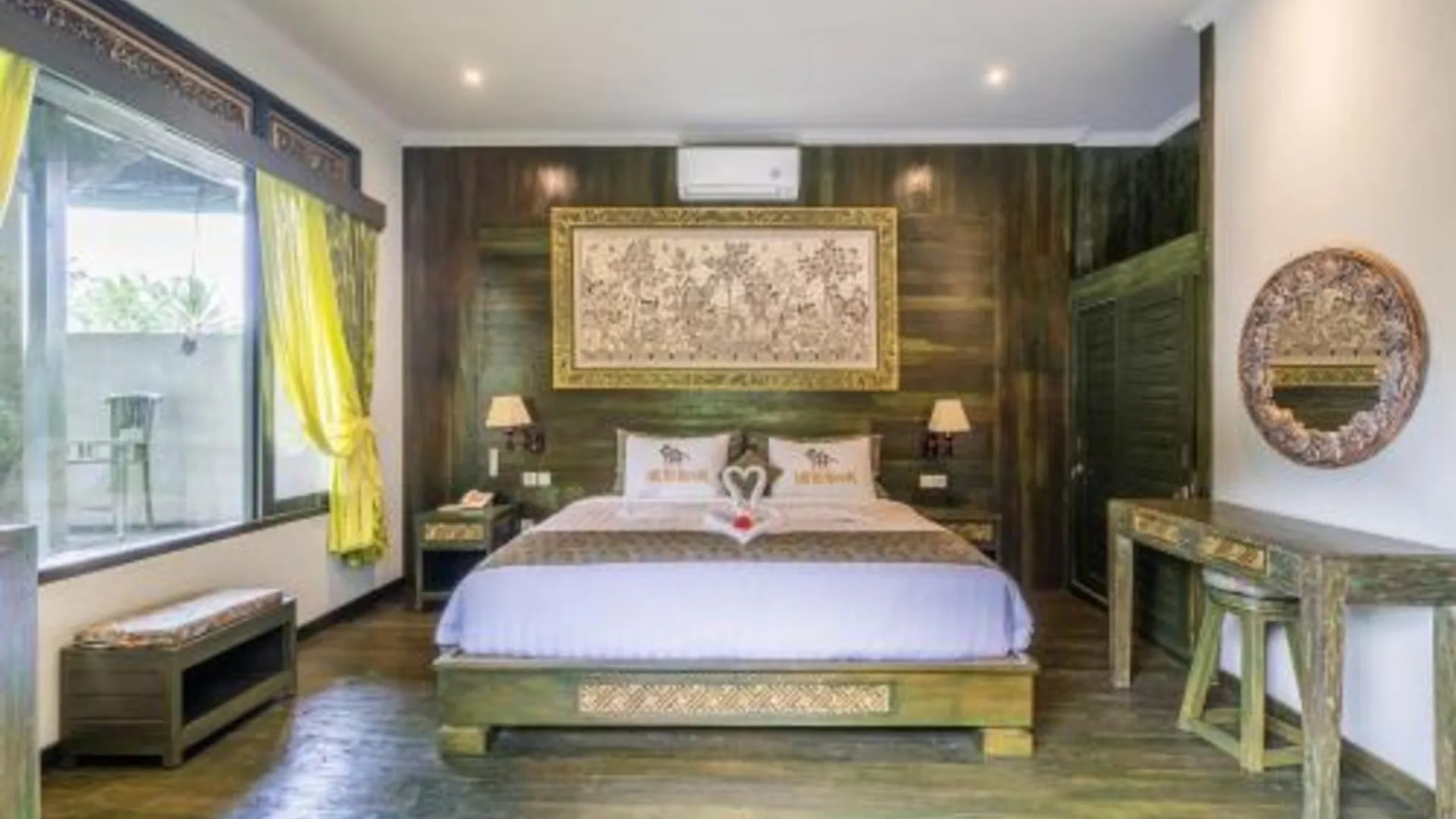 발리 헛츠 락 우붓 3성급 호텔 스위트룸