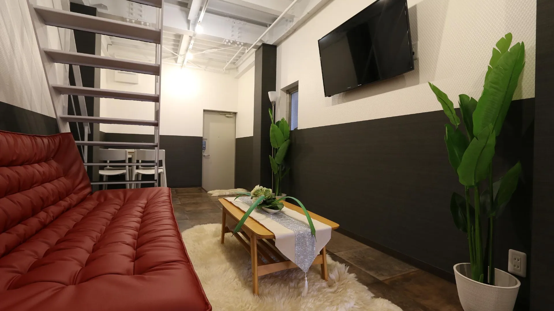 오사카 난바의 아파트먼트 (50m², 침실 2개, 프라이빗 욕실 1개) 3성급 싱글룸 객실