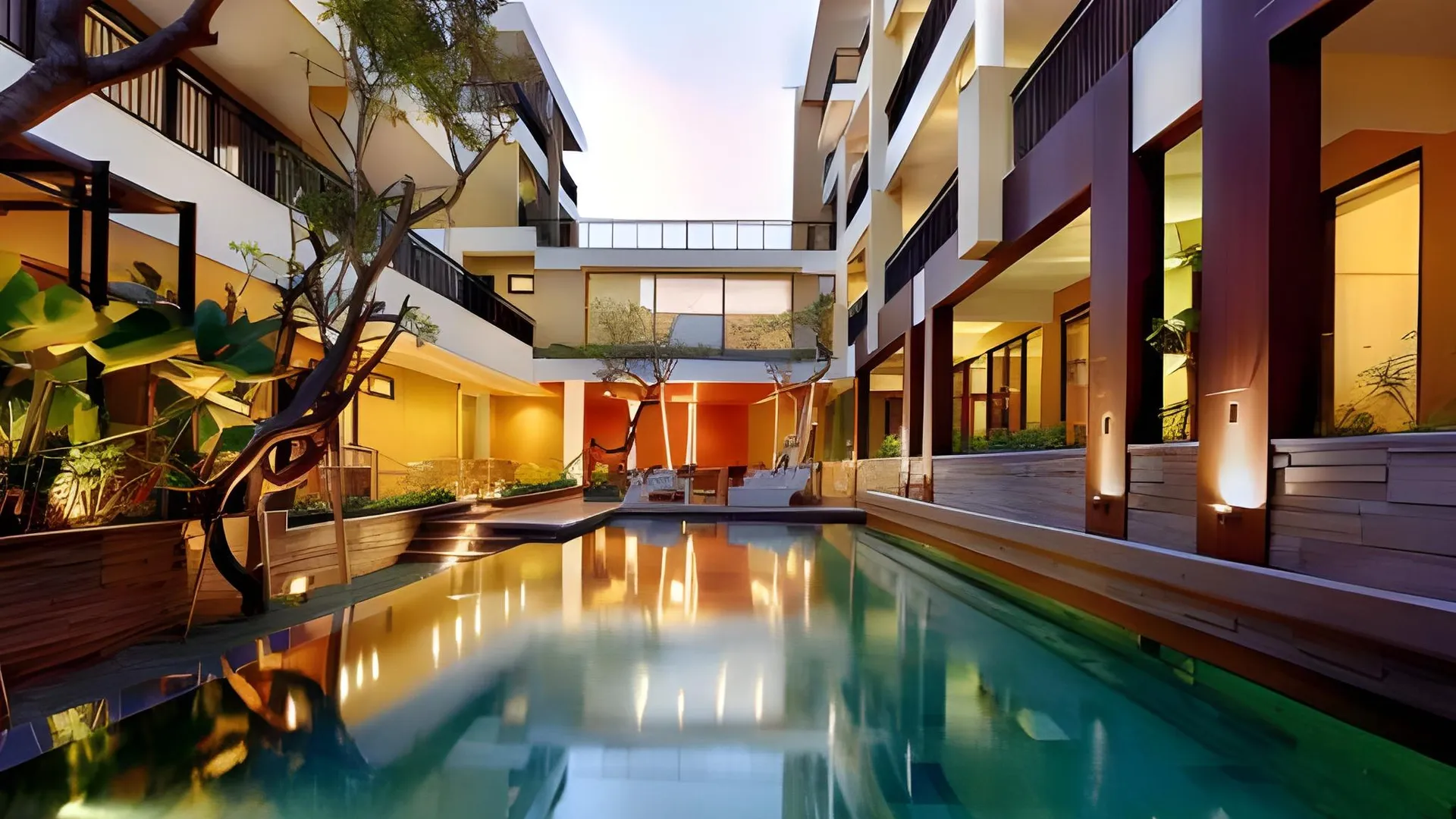 발리 100 선셋 쿠타 호텔 앤 볼룸 호텔 로비