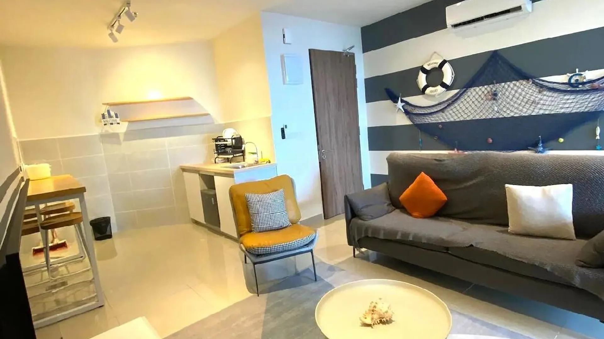 코타키나발루 시티 센터의 프라이빗 하우스 (38m², 침실 1개, 프라이빗 욕실 1개) 3성급 싱글룸 스위트룸