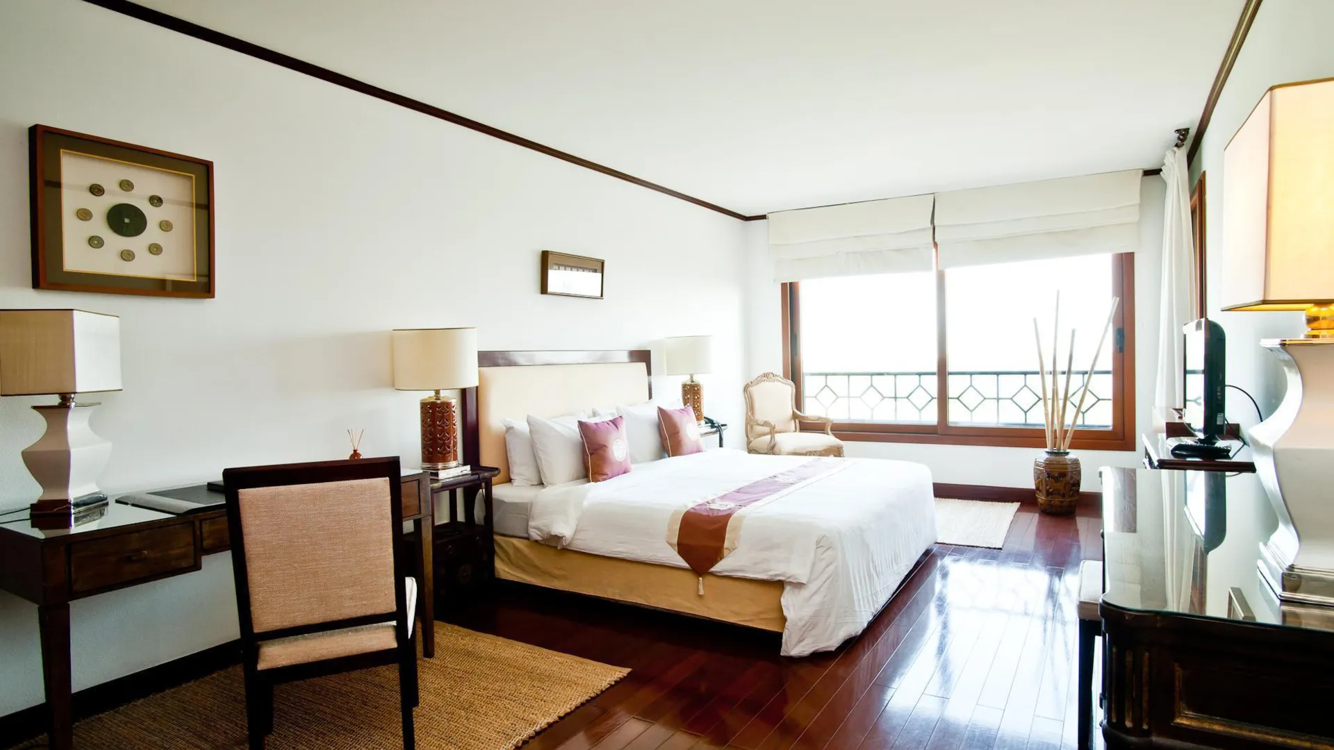 호치민 사이공 도멘 럭셔리 레지던스 4성급 호텔 스위트룸