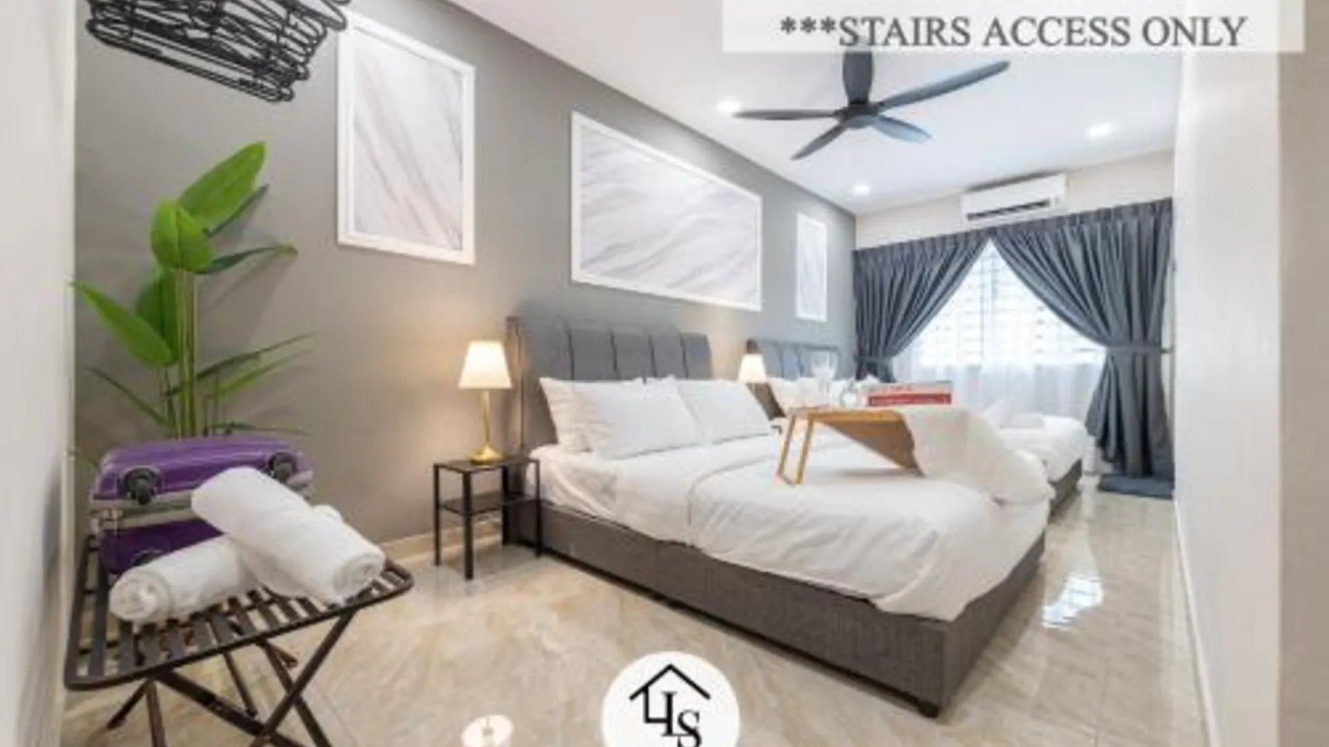 이포 타만 반다라야의 프라이빗 하우스 (m², 침실 4개, 프라이빗 욕실 3개) 3성급 게스트하우스 스위트룸