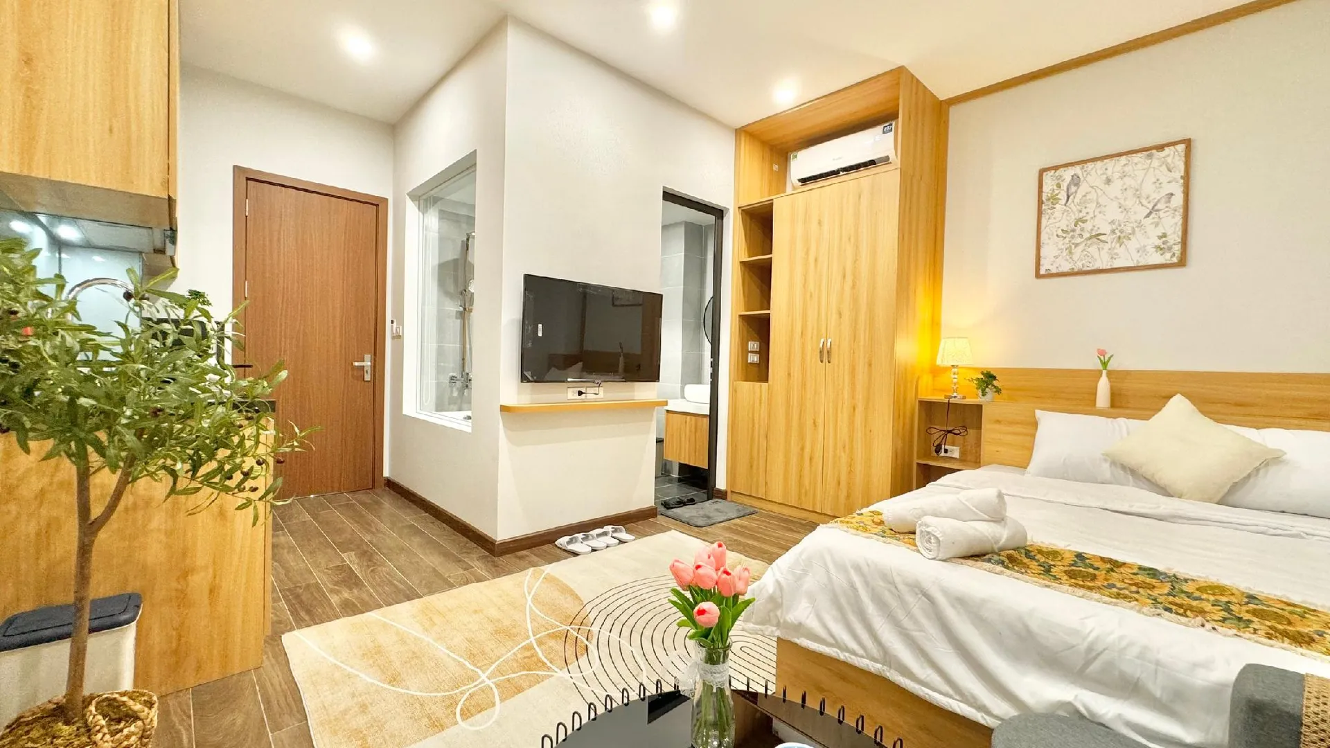 하노이 코지 홈 - 배스타브 - 컴피 바이 더 리틀 홈 4성급 게스트하우스 객실