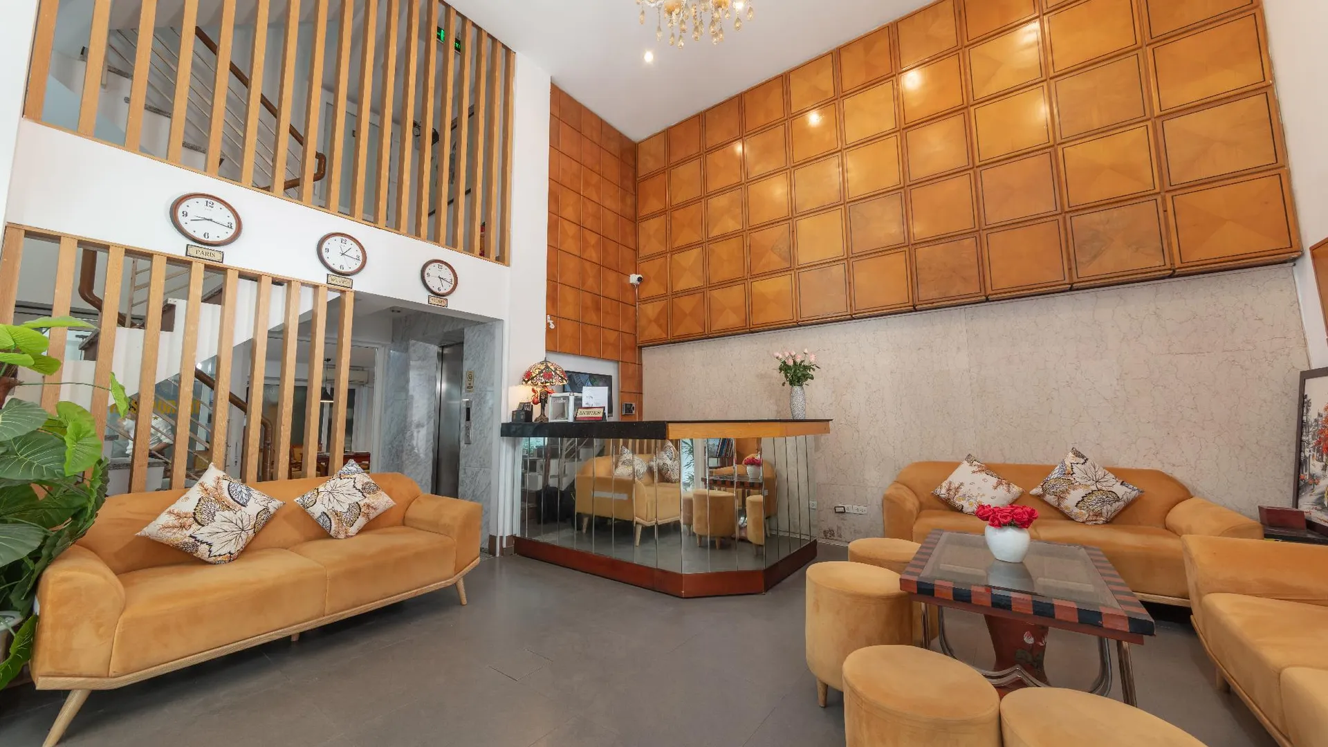 하노이 골든 선샤인 빌라 호텔 앤 트래블 4성급 호텔 객실