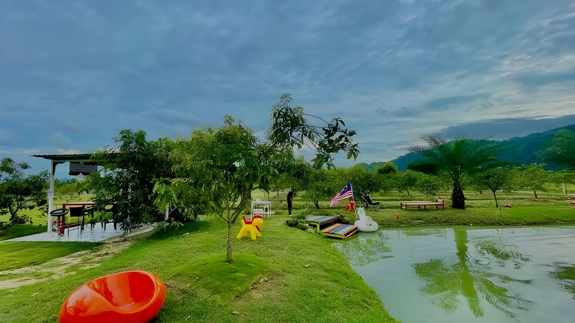 캉가르 HOMESTAY KEBUN MANGGA HARUMANIS WAN PA (SAADIAH) 3성급 게스트하우스 수영장