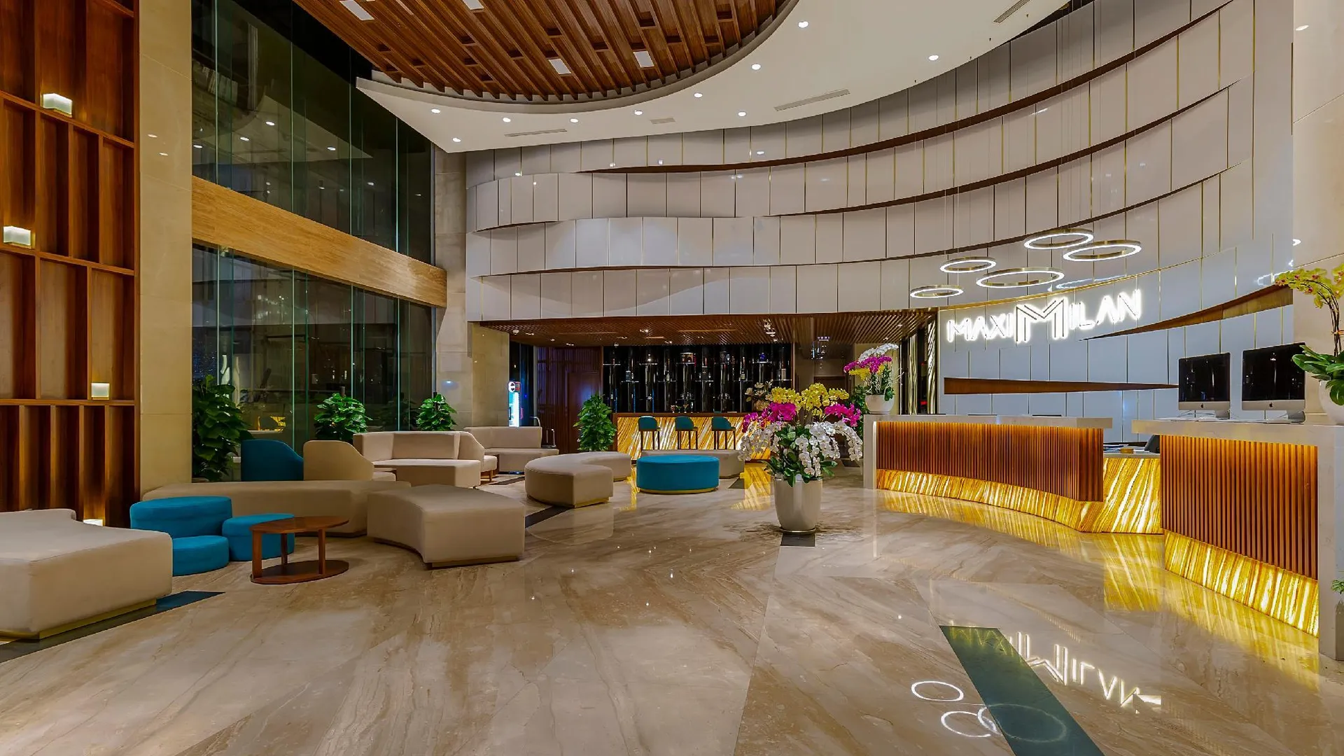 다낭 맥시밀리언 다낭 비치 호텔 4성급 호텔 로비