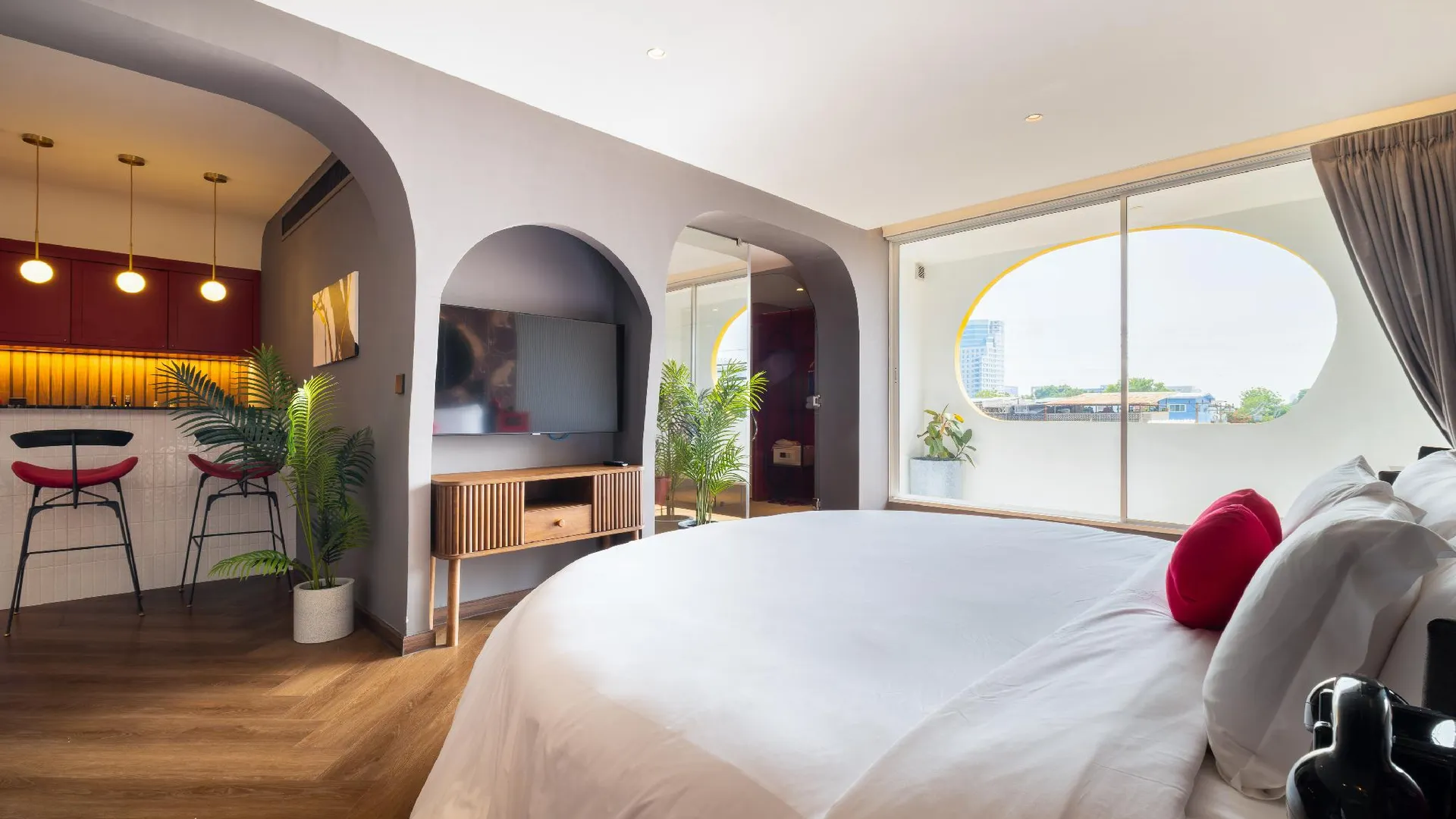 방콕 더 피그 로비 방콕 4성급 호텔 스위트룸