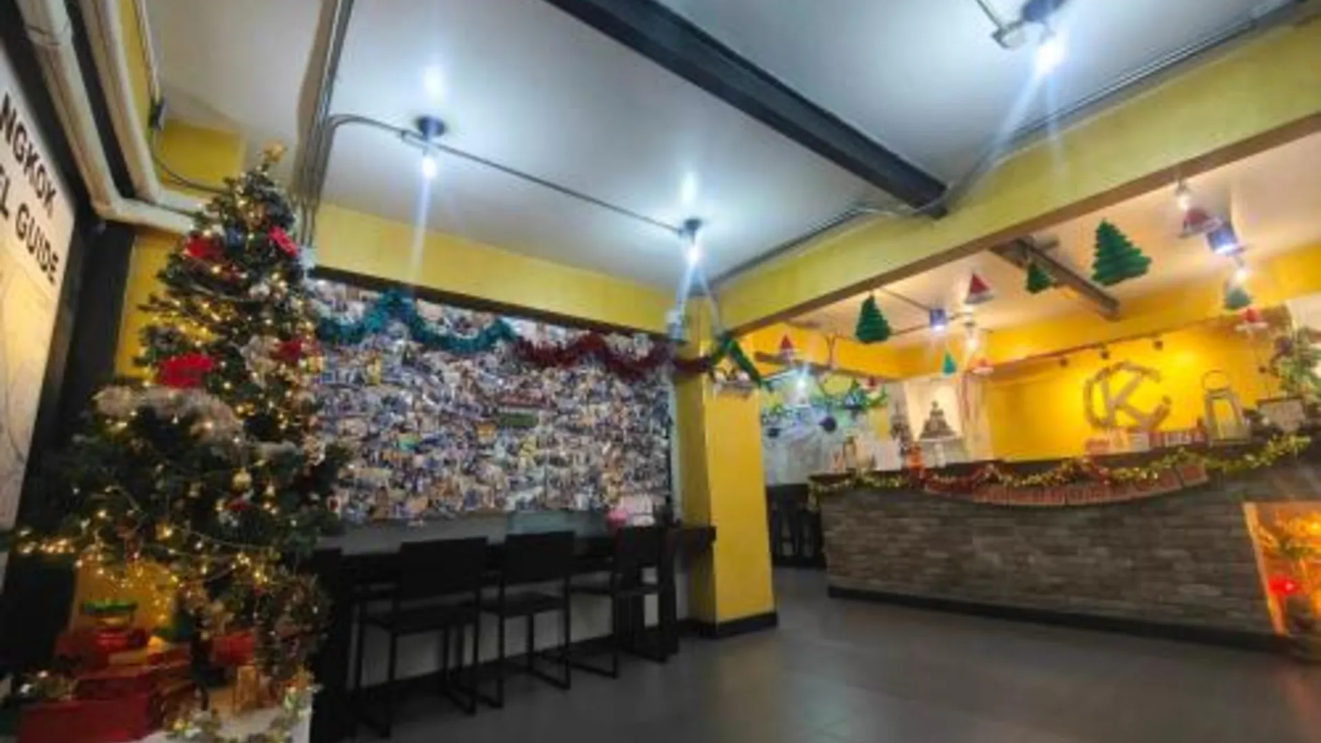 방콕 킴 코너 프라투남 호텔 3성급 호텔 레스토랑