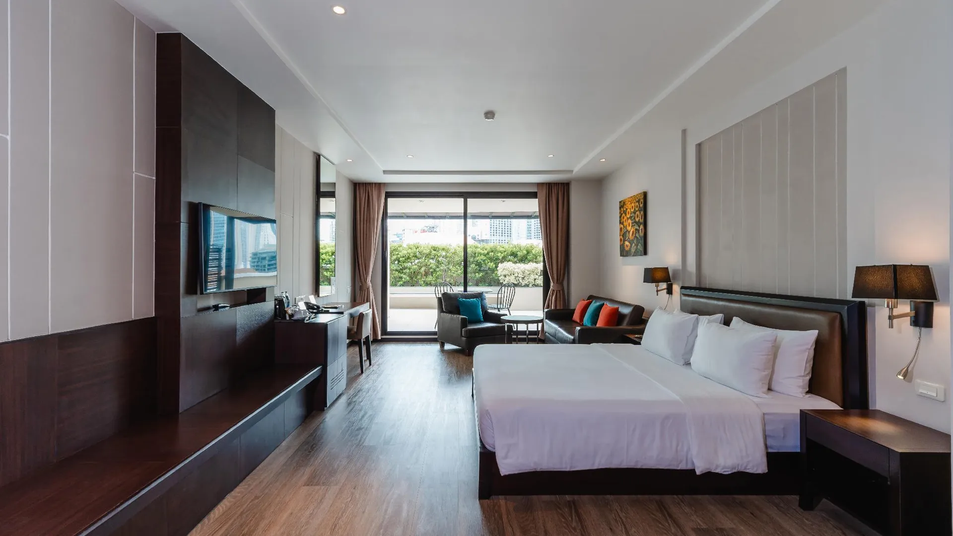 방콕 더 다윈 호텔 3성급 호텔 객실