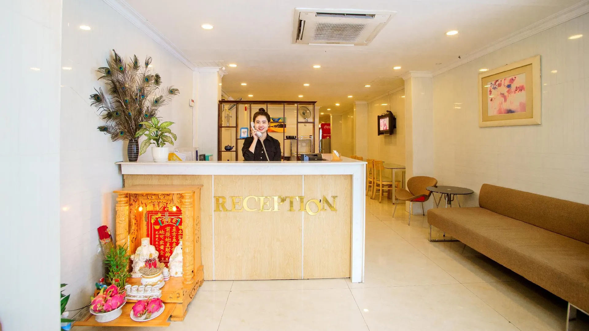 호치민 사이공 참 호텔 2성급 호텔 전망