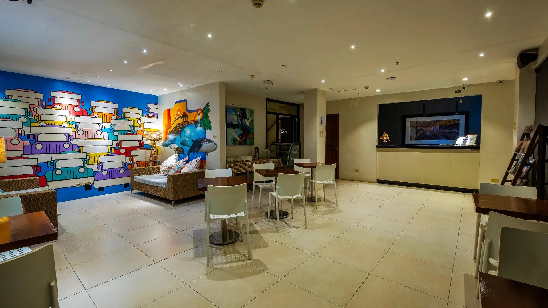 세부 팔라쪼 펜션 2성급 호텔 로비