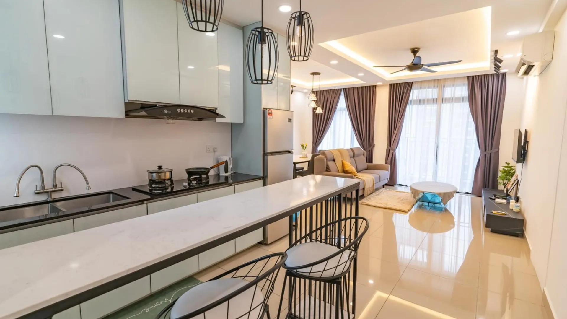 조호바루 / 조호르바루 테브라우의 아파트먼트 (120m², 침실 3개, 프라이빗 욕실 2개) 3성급 싱글룸 로비