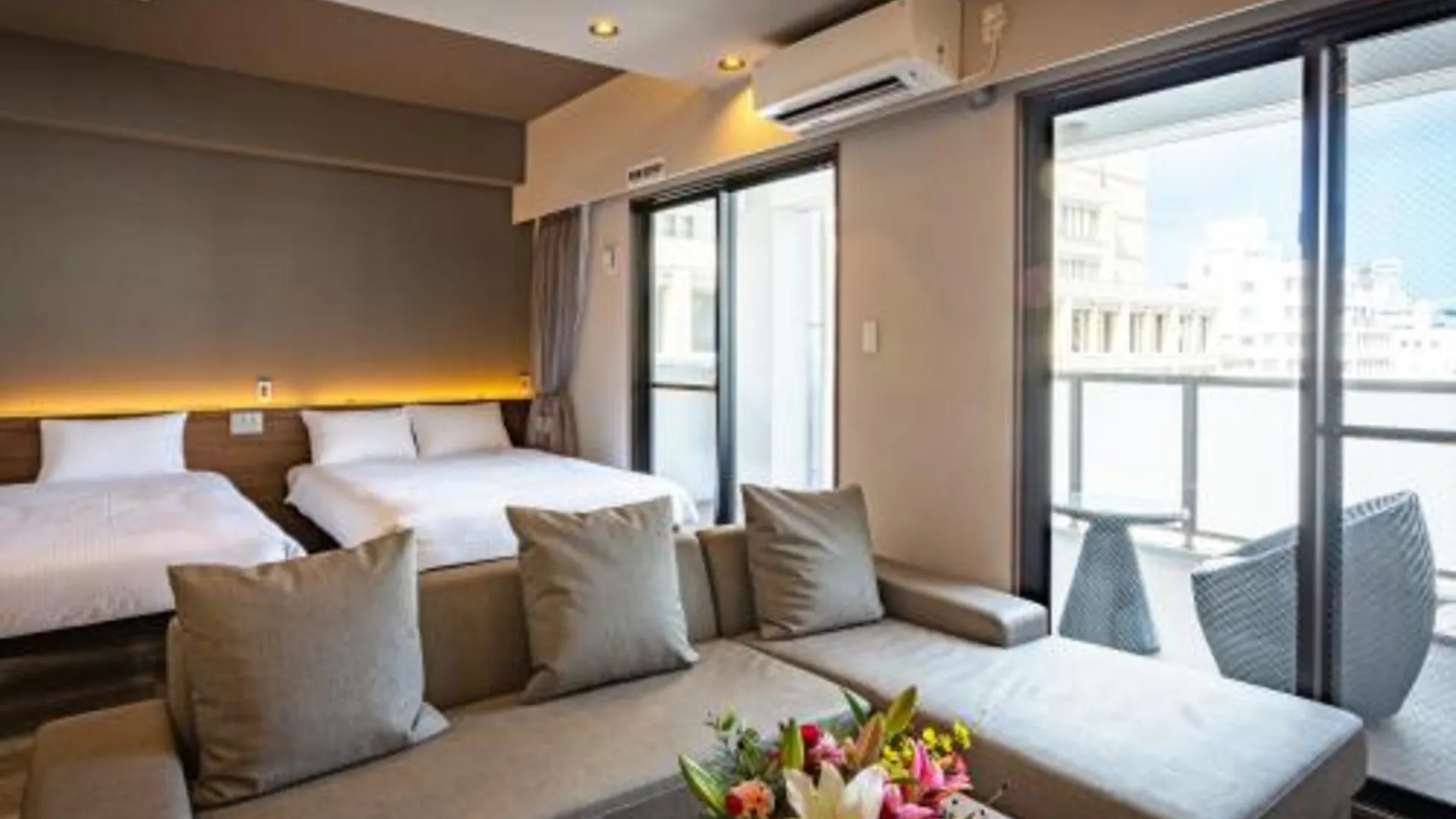 오키나와 본섬 나하의 스튜디오 아파트먼트 (20m², 프라이빗 욕실 1개) 4성급 게스트하우스 스위트룸