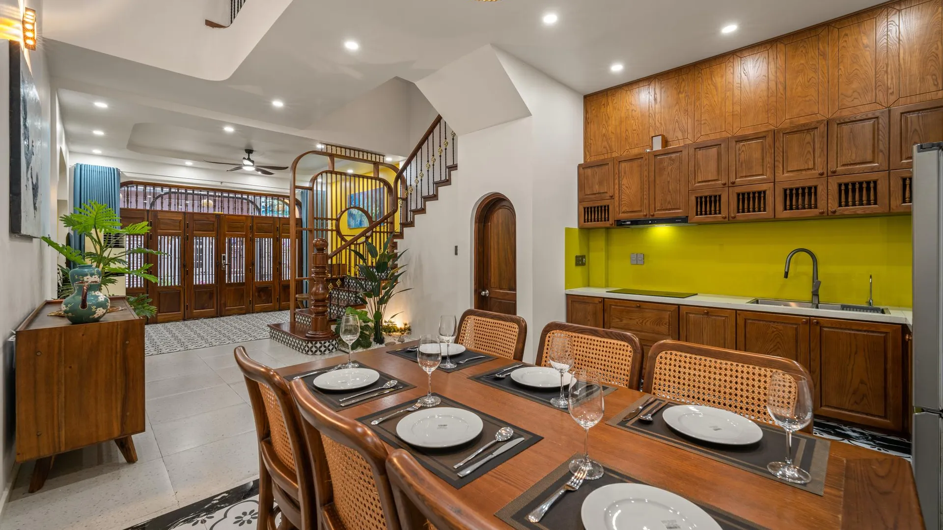 다낭 안 하이 박의 빌라 (m², 침실 3개, 프라이빗 욕실 3개) 4성급 게스트하우스 로비