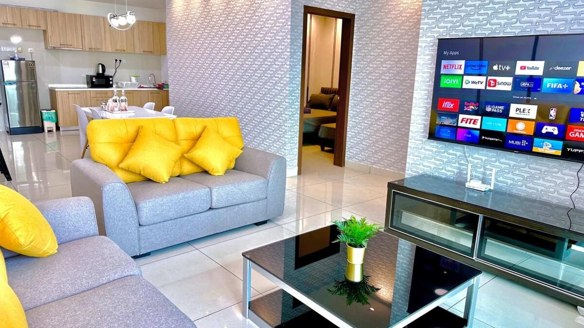 조호바루 / 조호르바루 조호바루의 아파트먼트 (1055m², 침실 2개, 프라이빗 욕실 2개) 4성급 싱글룸 스위트룸