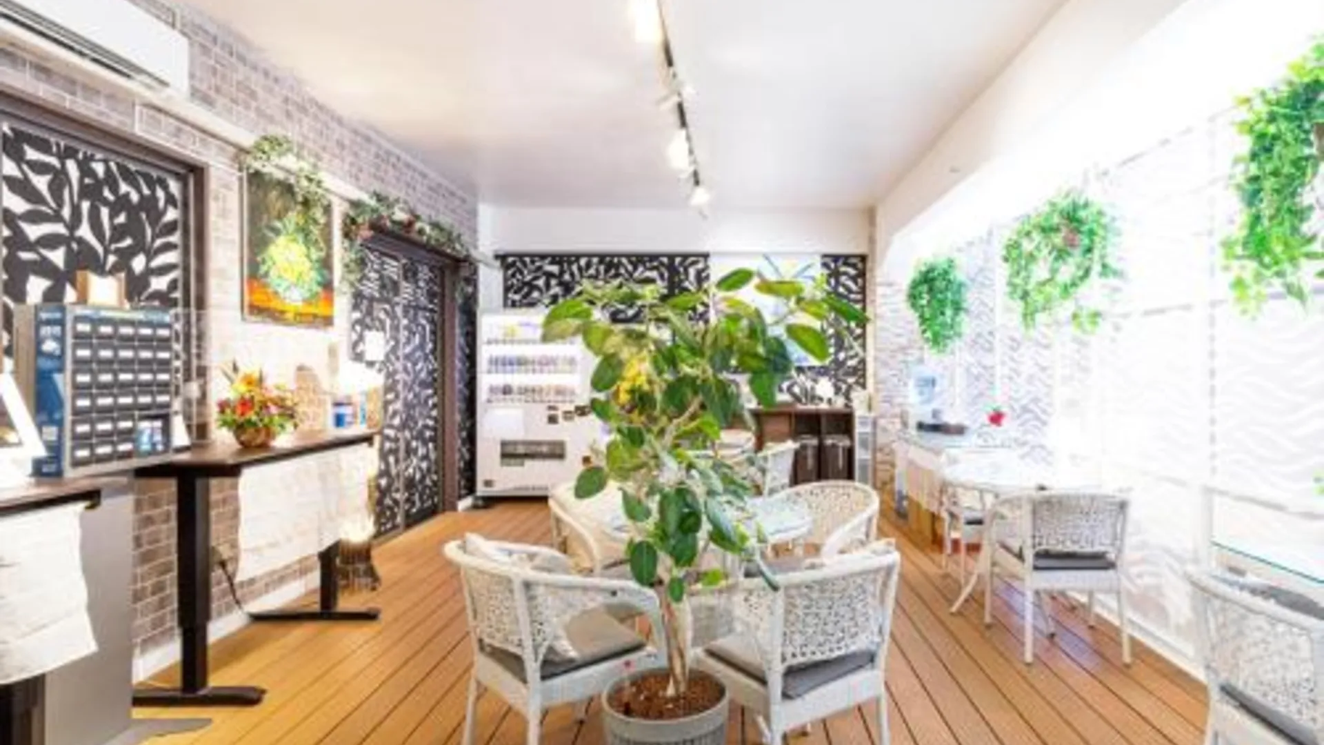 오키나와 본섬 나하의 스튜디오 아파트먼트 (14m², 프라이빗 욕실 1개) 4성급 게스트하우스 로비