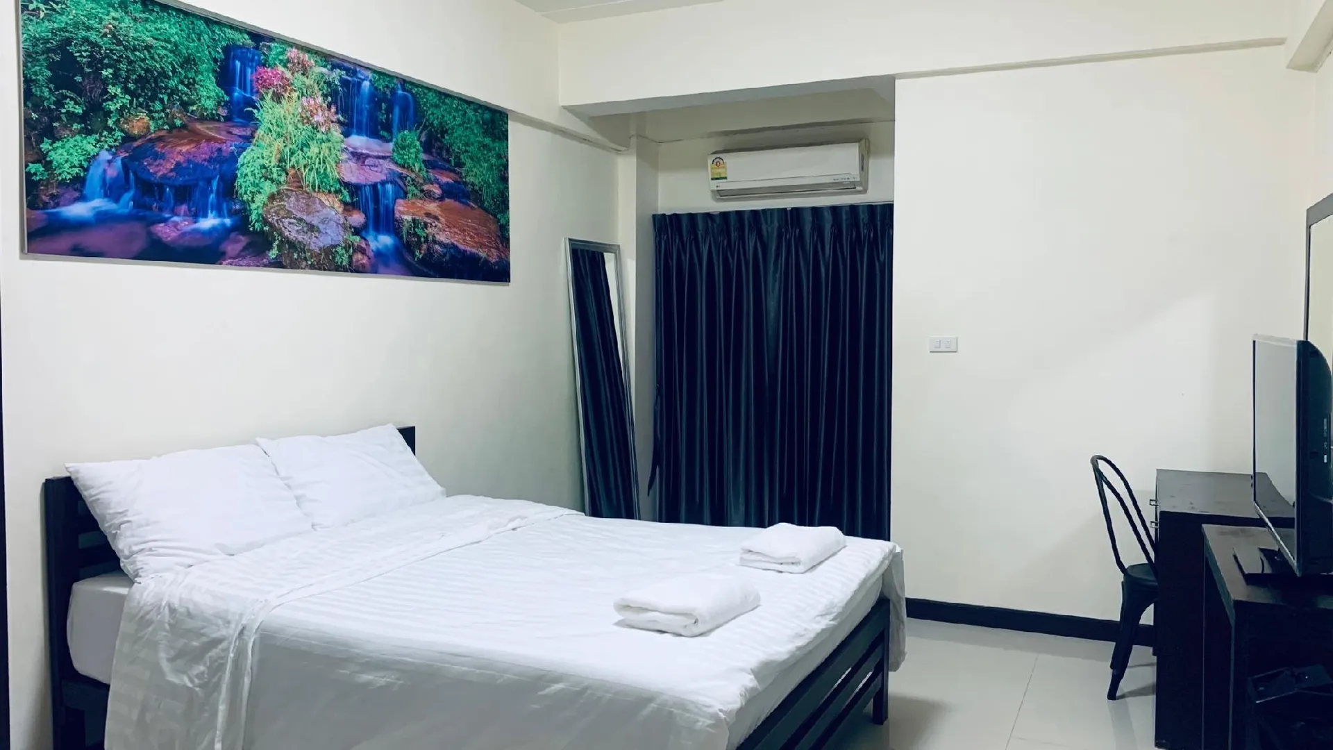 방콕 카오산의 아파트먼트 (100m², 침실 1개, 프라이빗 욕실 1개) 3성급 싱글룸 스위트룸