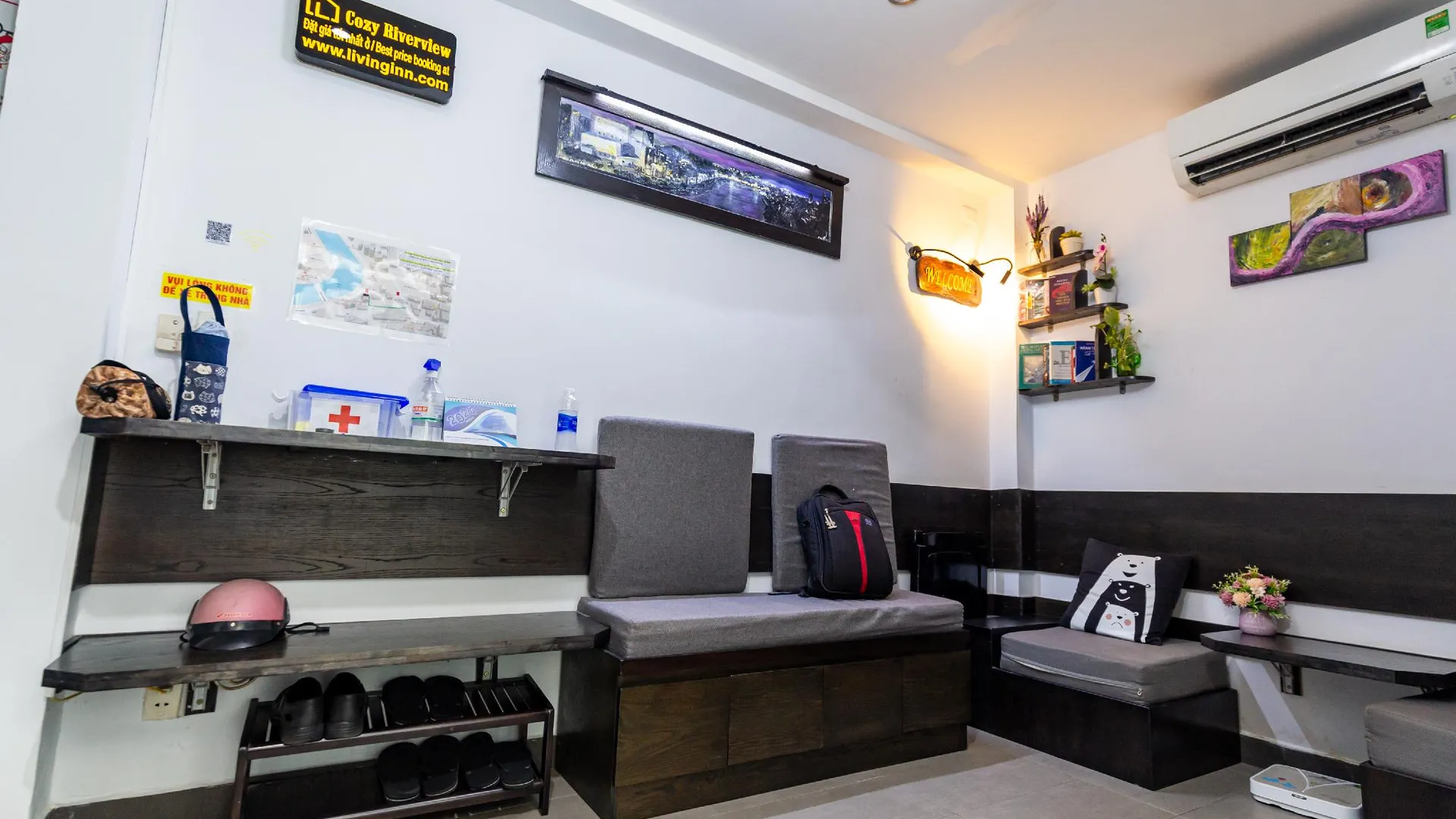 호치민 코지 리버뷰 3성급 게스트하우스 로비