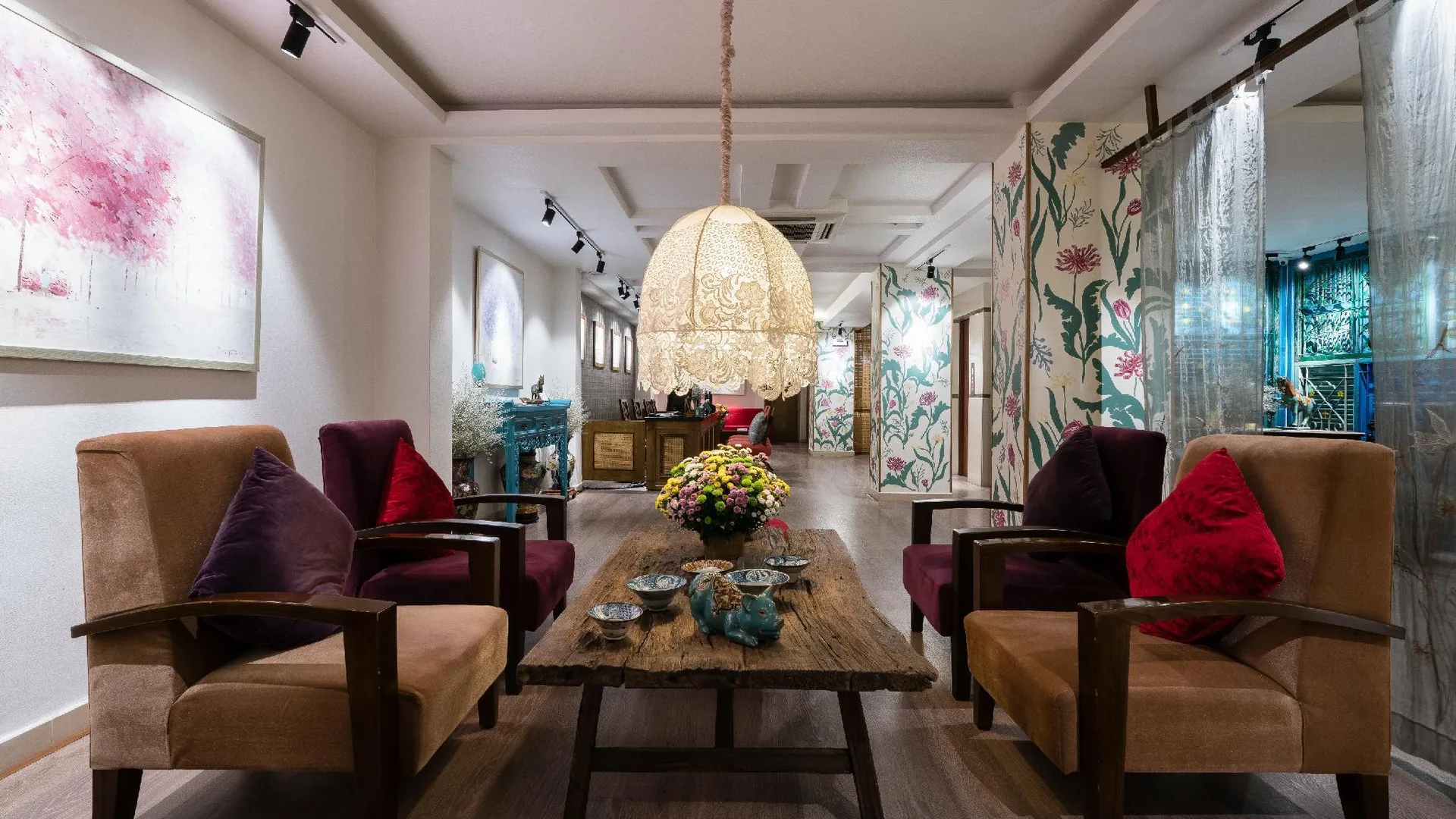 호치민 아시안 루비 센터 포인트 호텔 3성급 호텔 객실