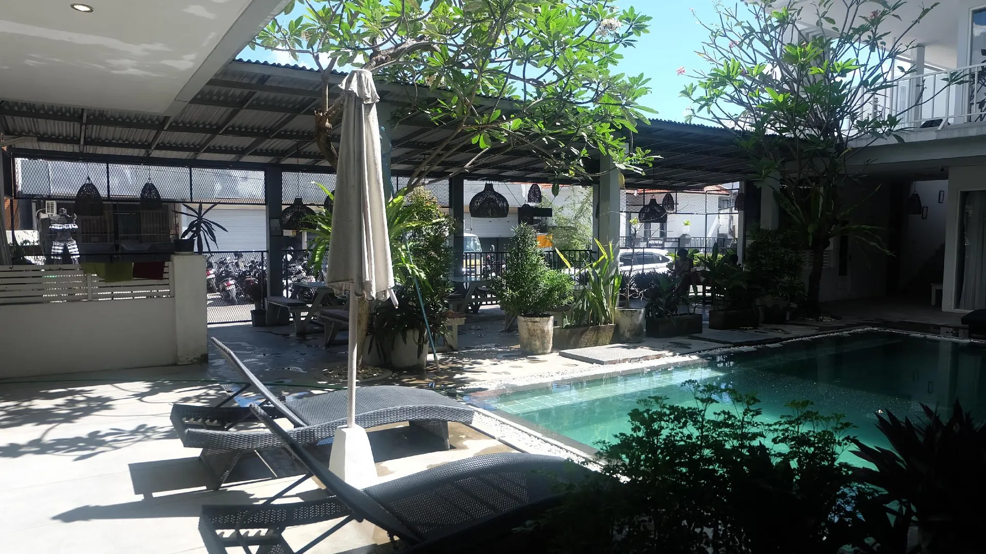 발리 팜팜스 발리 아파트먼트 2성급 호텔 전망