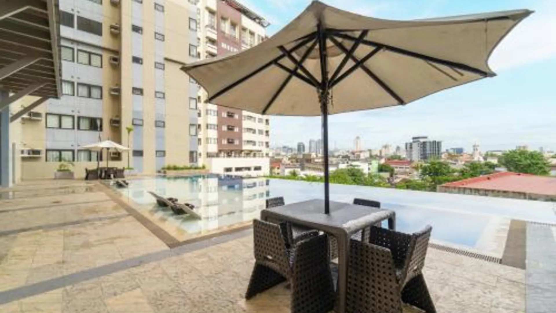 세부 세부 시티의 아파트먼트 (25m², 침실 1개, 프라이빗 욕실 1개) 4성급 싱글룸 수영장