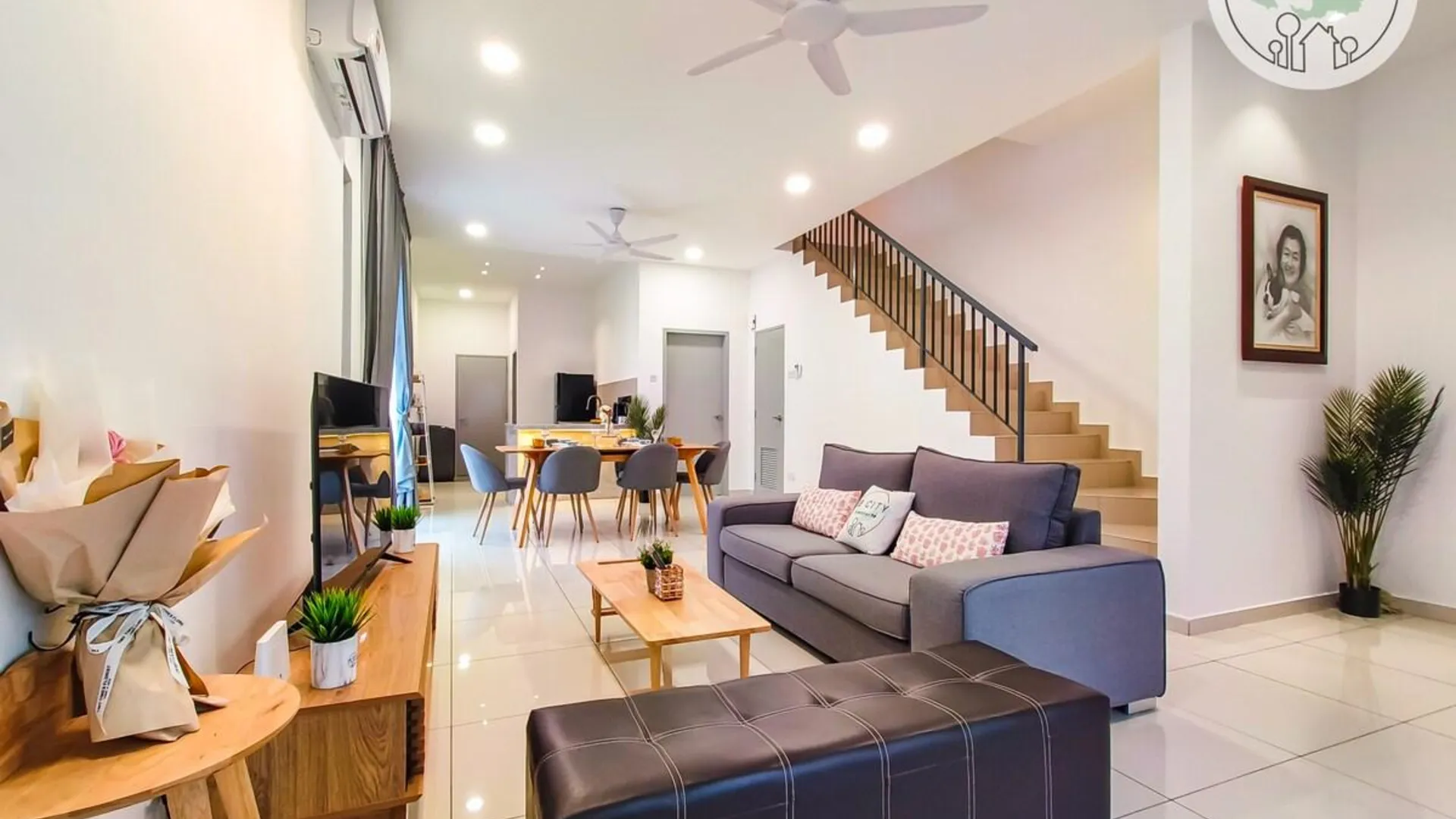 조호바루 / 조호르바루 테브라우의 프라이빗 하우스 (100m², 침실 4개, 프라이빗 욕실 3개) 4성급 게스트하우스 부대시설