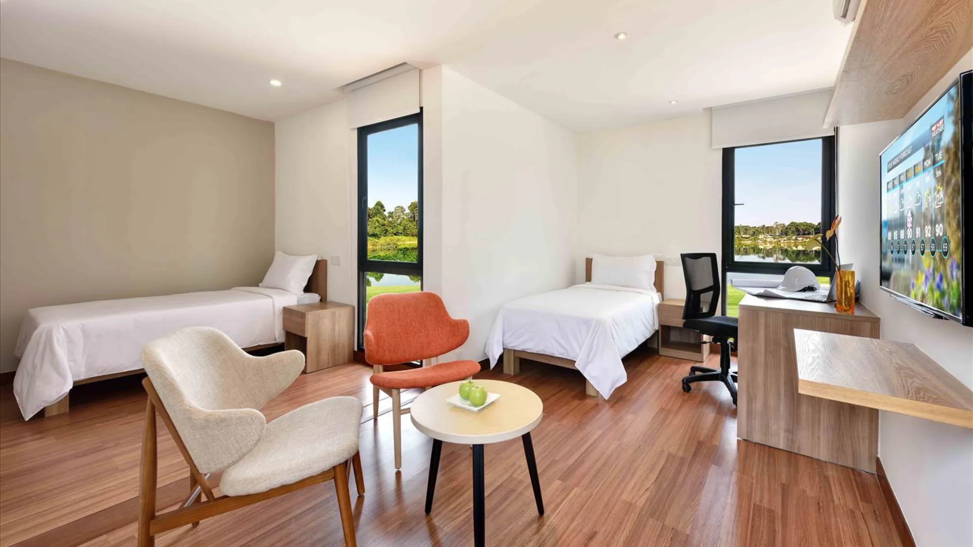 펭거랑 레이크뷰 테라스 리조트 픙게랑 3성급 호텔 전망