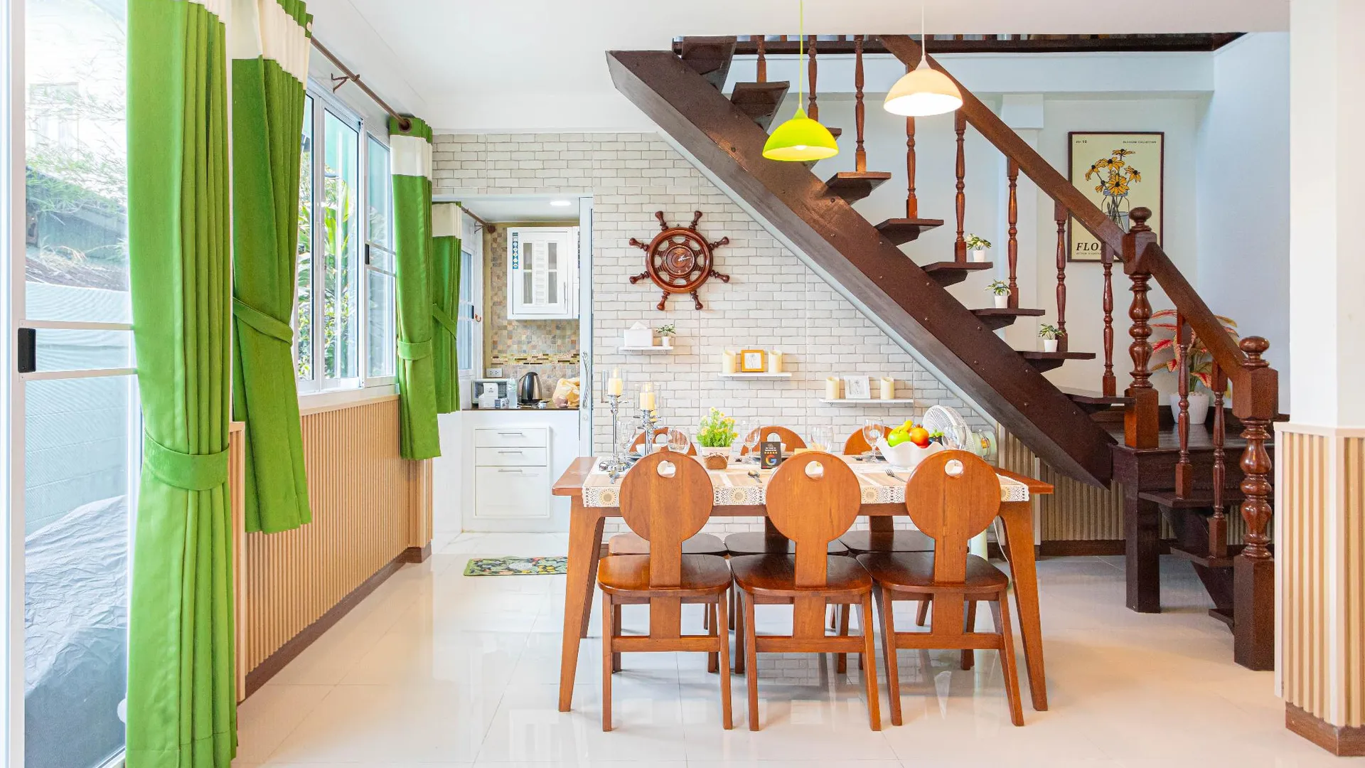 방콕 카오산의 프라이빗 하우스 (55m², 침실 2개, 프라이빗 욕실 1개) 4성급 게스트하우스 객실