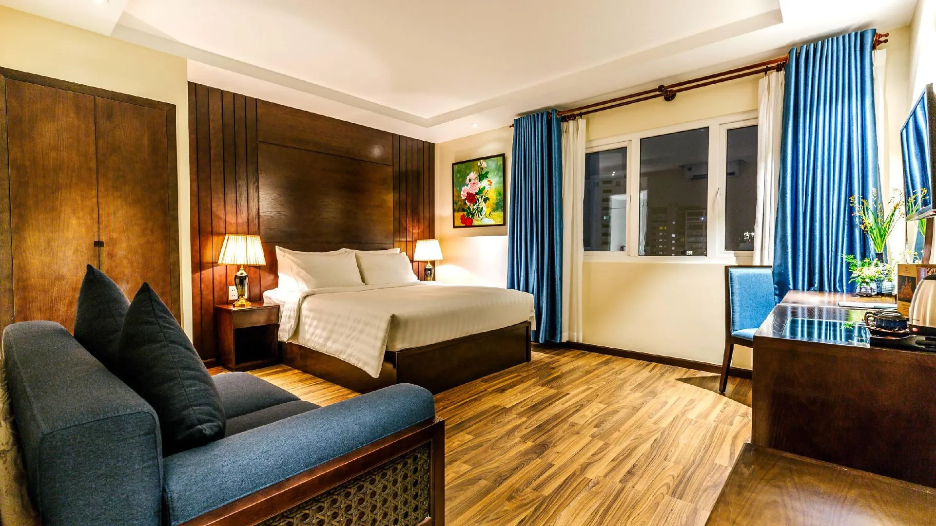 호치민 로즈랜드 스위트 호텔 4성급 호텔 스위트룸