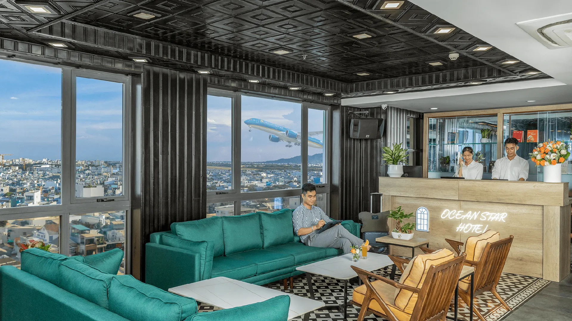 다낭 오션스타 다낭 베이 호텔 3성급 호텔 로비