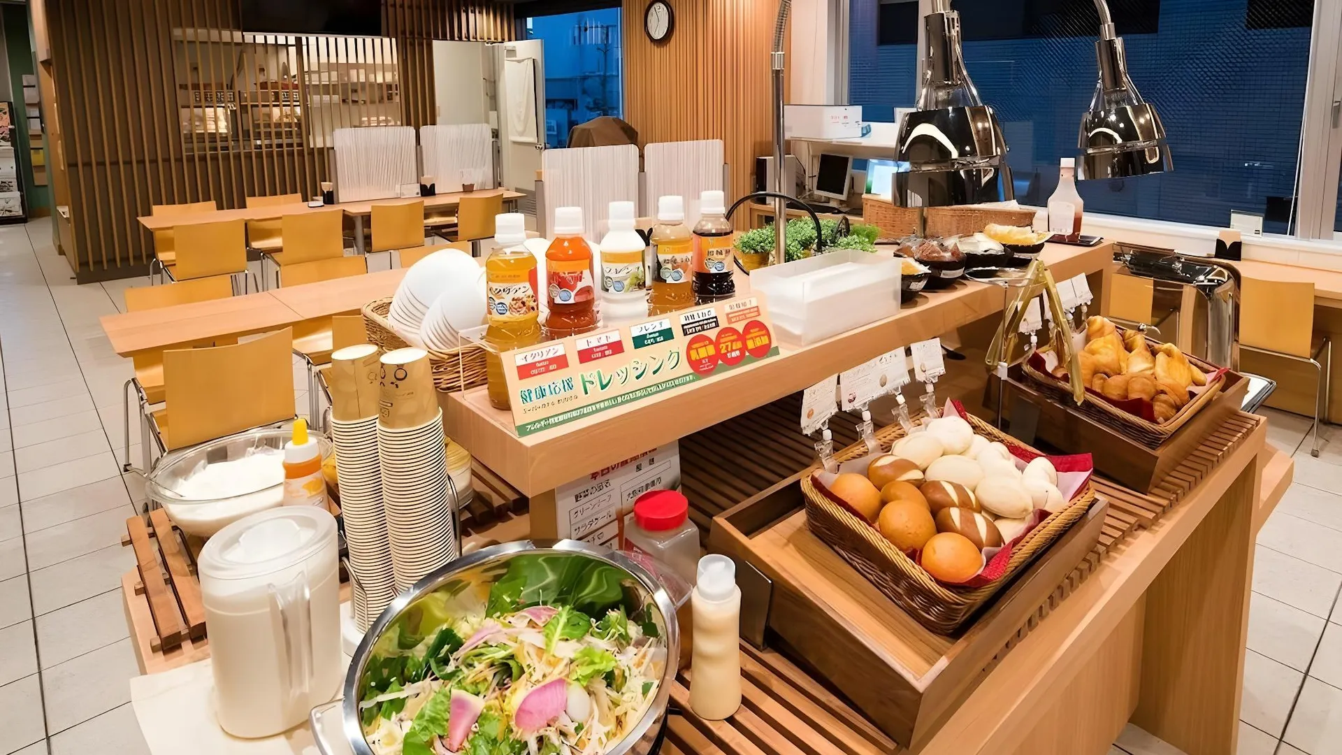 교토 스마일 호텔 교토 가라스마 고조 3성급 호텔 레스토랑