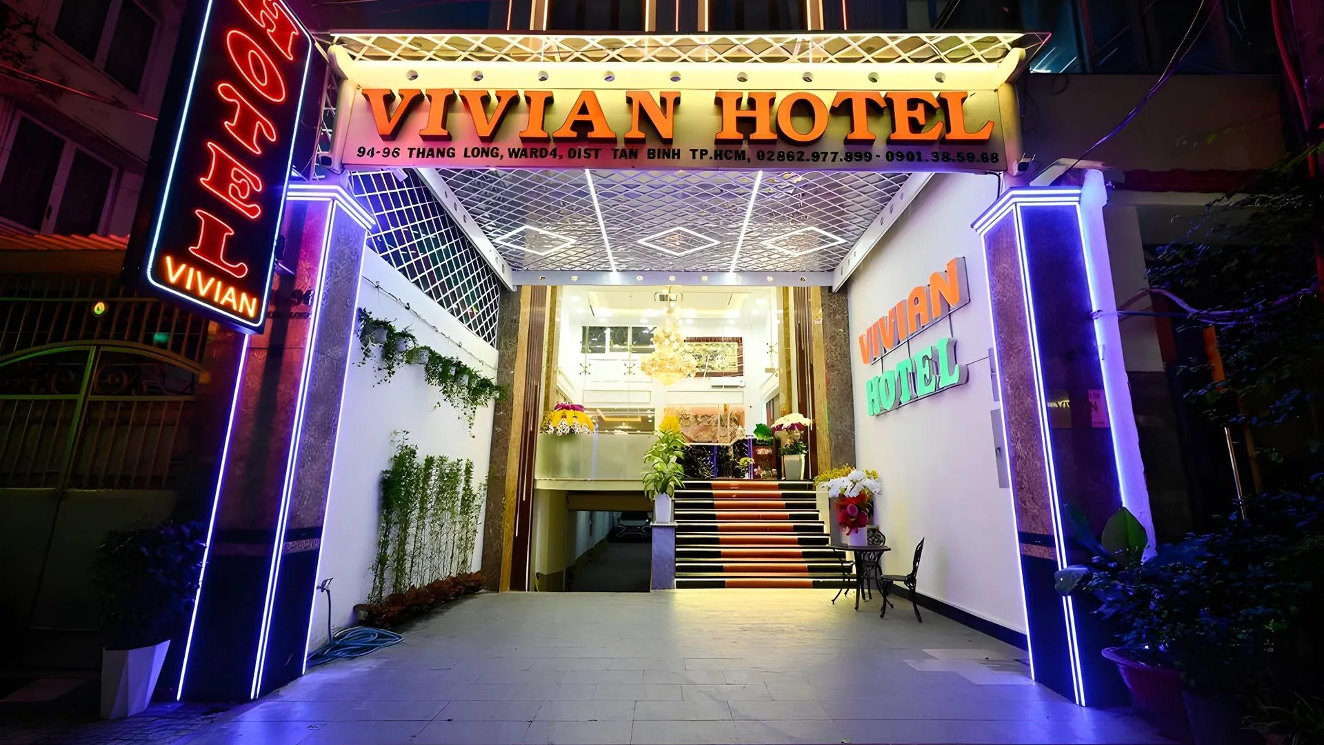 호치민 비비안 에어포트 호텔 사이공 4성급 호텔 외관