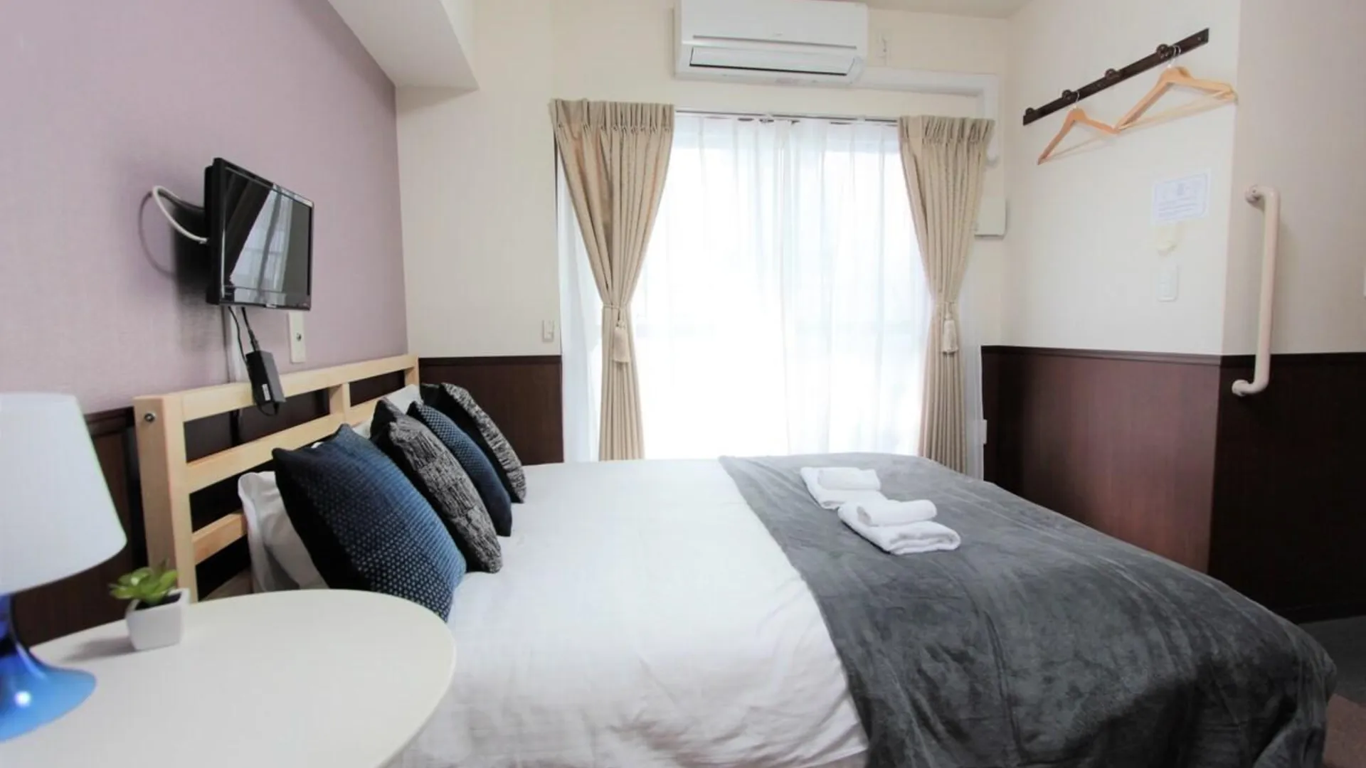 오사카 오사카 캐슬 앤 교바시의 아파트먼트 (30m², 침실 1개, 프라이빗 욕실 1개) 3성급 싱글룸 객실