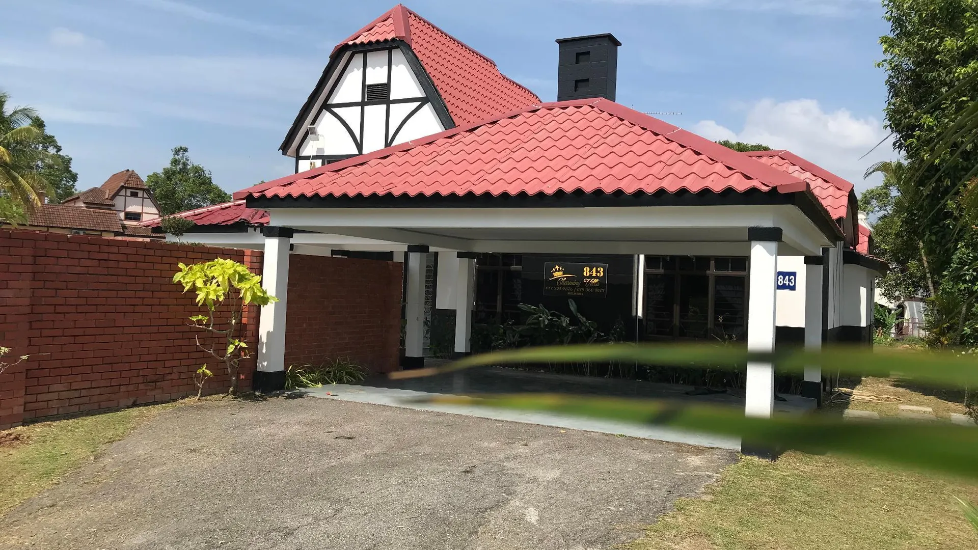 말라카 알러 가자의 빌라 (1000m², 침실 4개, 프라이빗 욕실 2개) 2성급 싱글룸 로비