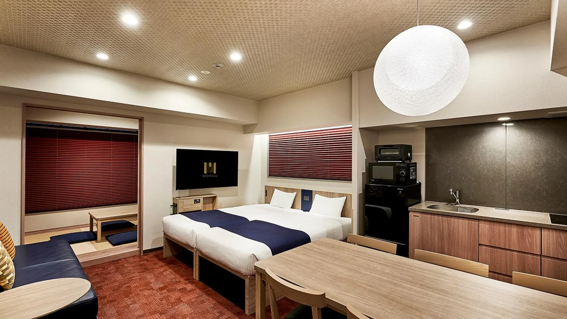 교토 먼데이 아파트 프리미엄 교토 스테이션 4성급 호텔 스위트룸