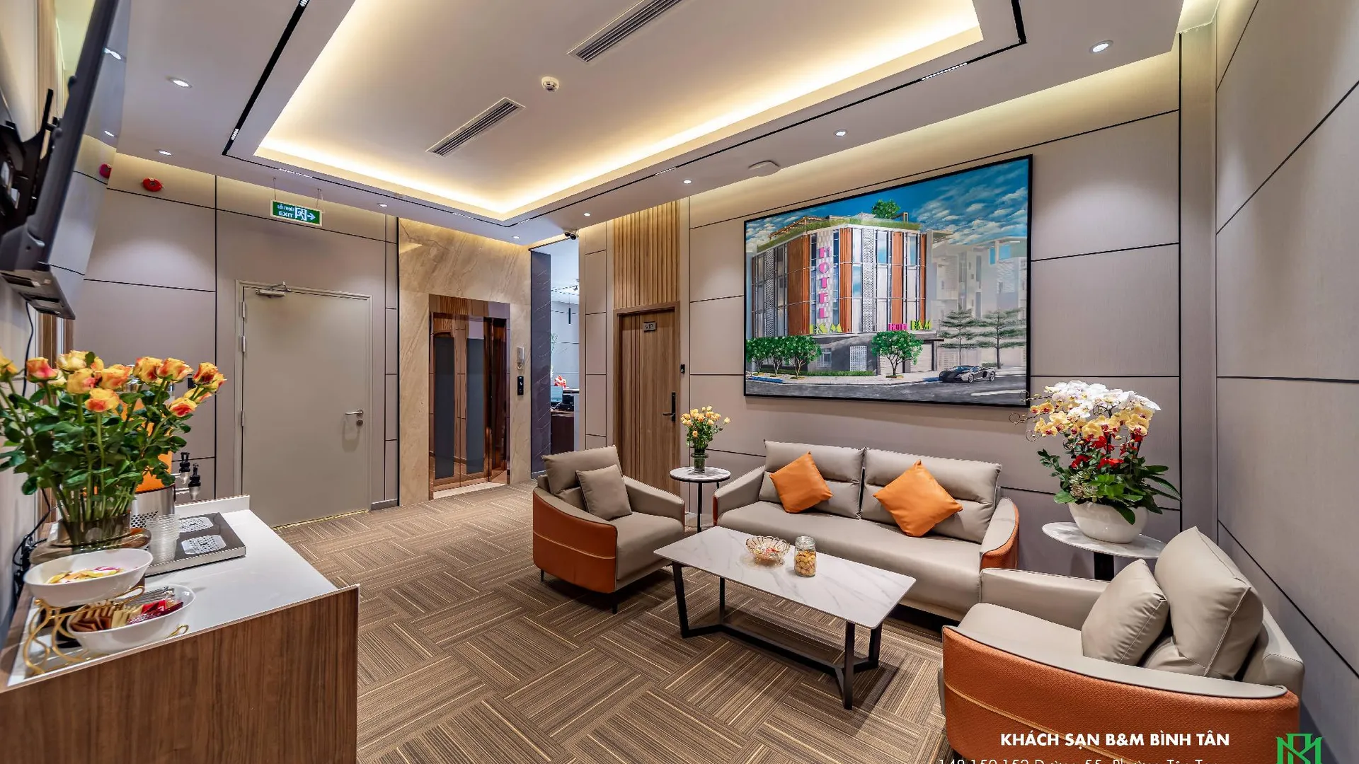 호치민 BM 호텔 5성급 호텔 로비