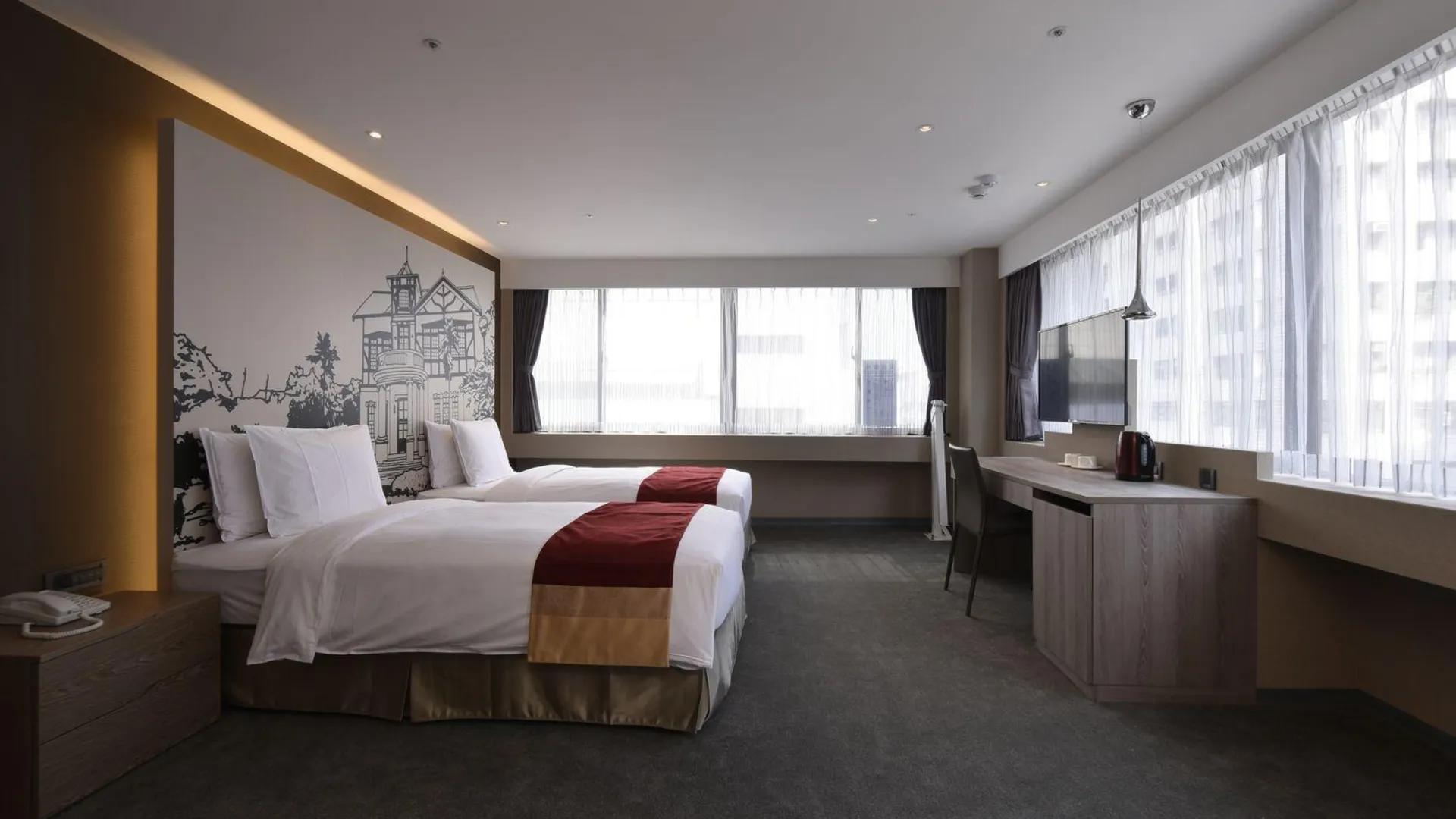 타이베이 그린 월드 중샤오 4성급 호텔 스위트룸