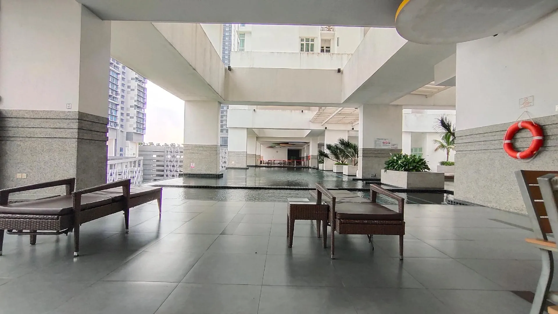 조호바루 / 조호르바루 조호바루의 아파트먼트 (100m², 침실 3개, 프라이빗 욕실 2개) 2성급 싱글룸 레스토랑