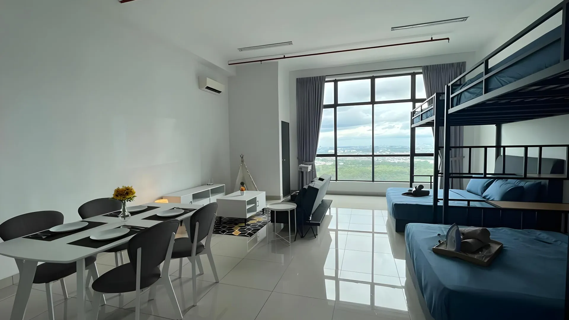 조호바루 / 조호르바루 테브라우의 스튜디오 아파트먼트 (62m², 프라이빗 욕실 1개) 3성급 싱글룸 객실