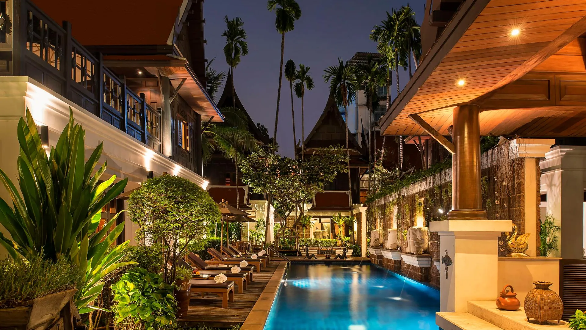 방콕 데이비스 타이 하우스 4성급 호텔 객실