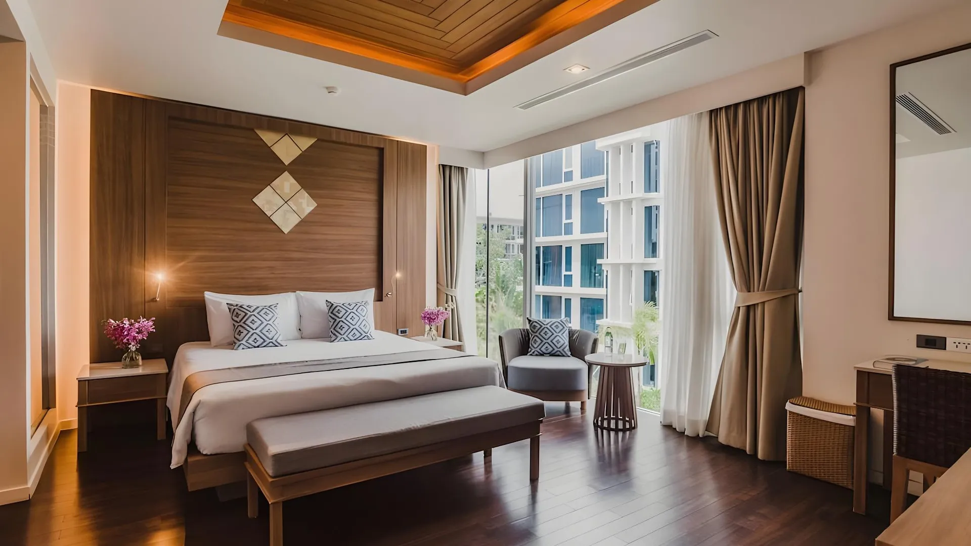 푸켓 스플래시 비치 리조트 푸켓; 패밀리 프렌들리 워터파크 리조트 푸켓 에어포트 근처 5성급 호텔 스위트룸