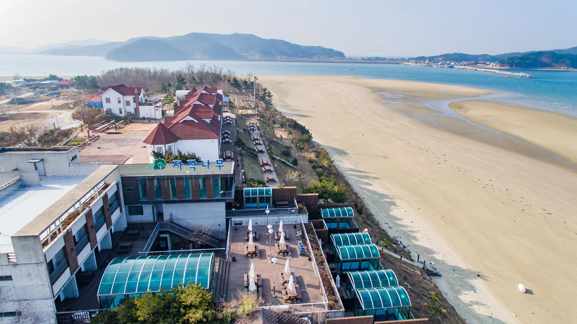 태안 자작나무 리조트 3성급 게스트하우스 레스토랑