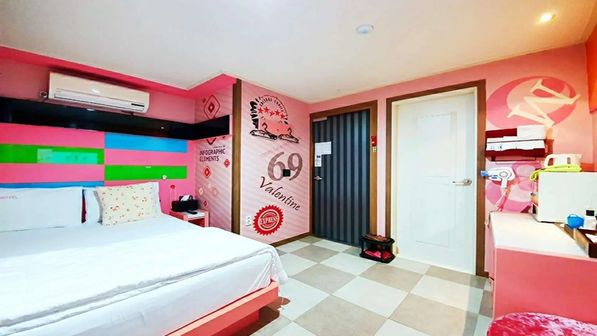 상주 의성 R무인텔 호텔 객실