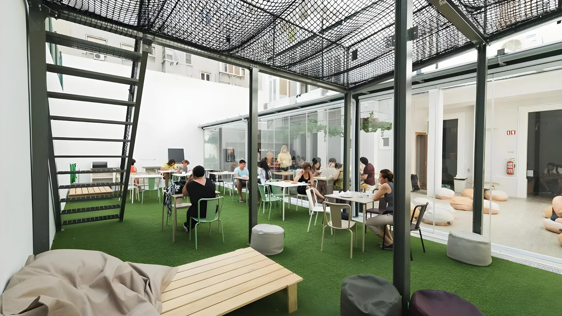 리스본 WOT 파티오 소셜 2성급 호텔 전망