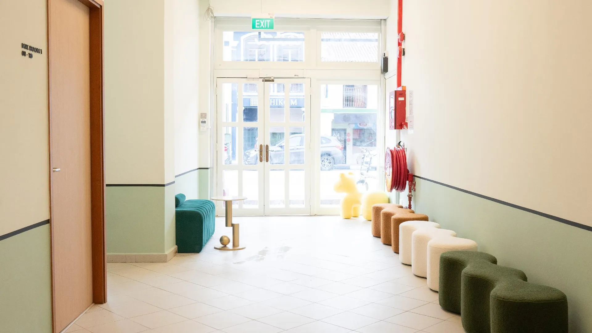 싱가포르 코드 호스텔 앳 캄퐁글람 2성급 호텔 레스토랑